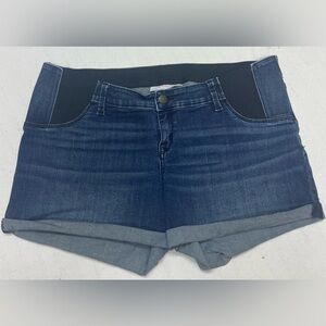 Dark Blue Denim Isabel Maternity short size 12